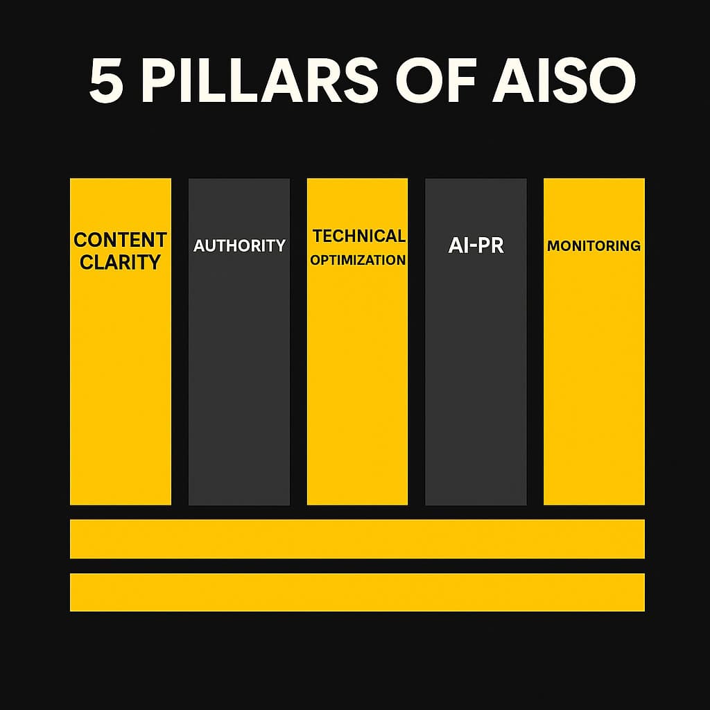 Five pillars of AISO diagram